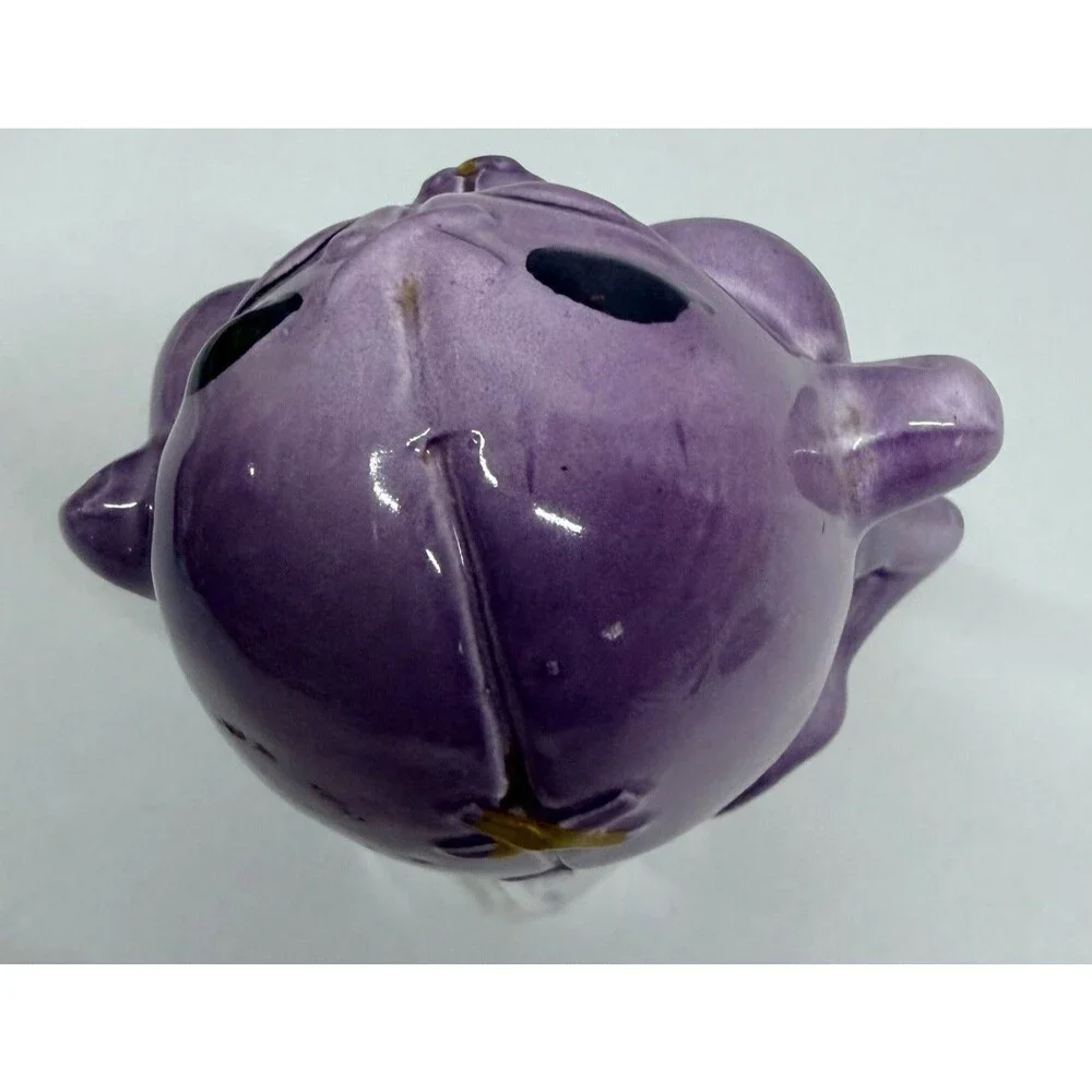 Vtg Kreiss Psycho Ceramics Purple Monster Figurine My Operation Stitches Kitschy